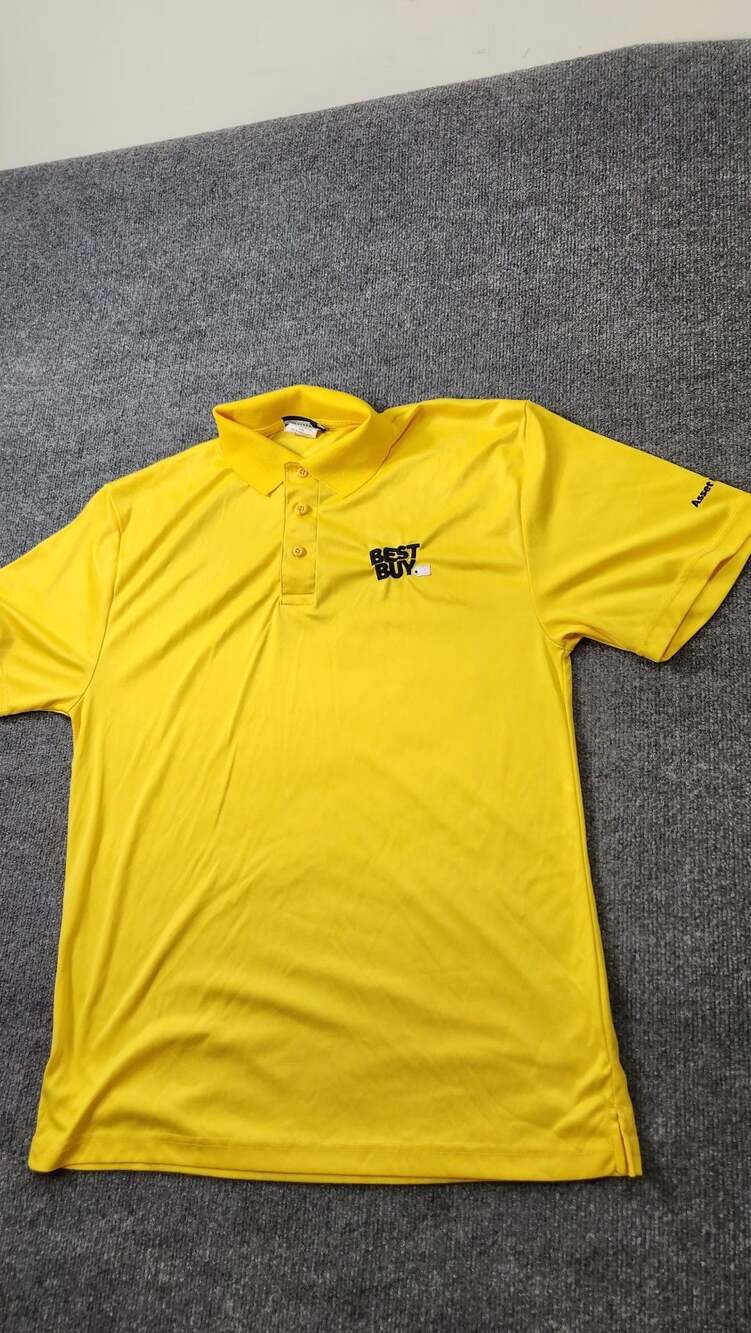 Best Buy Asset Protection Employee Uniform Polo Shirt Size L